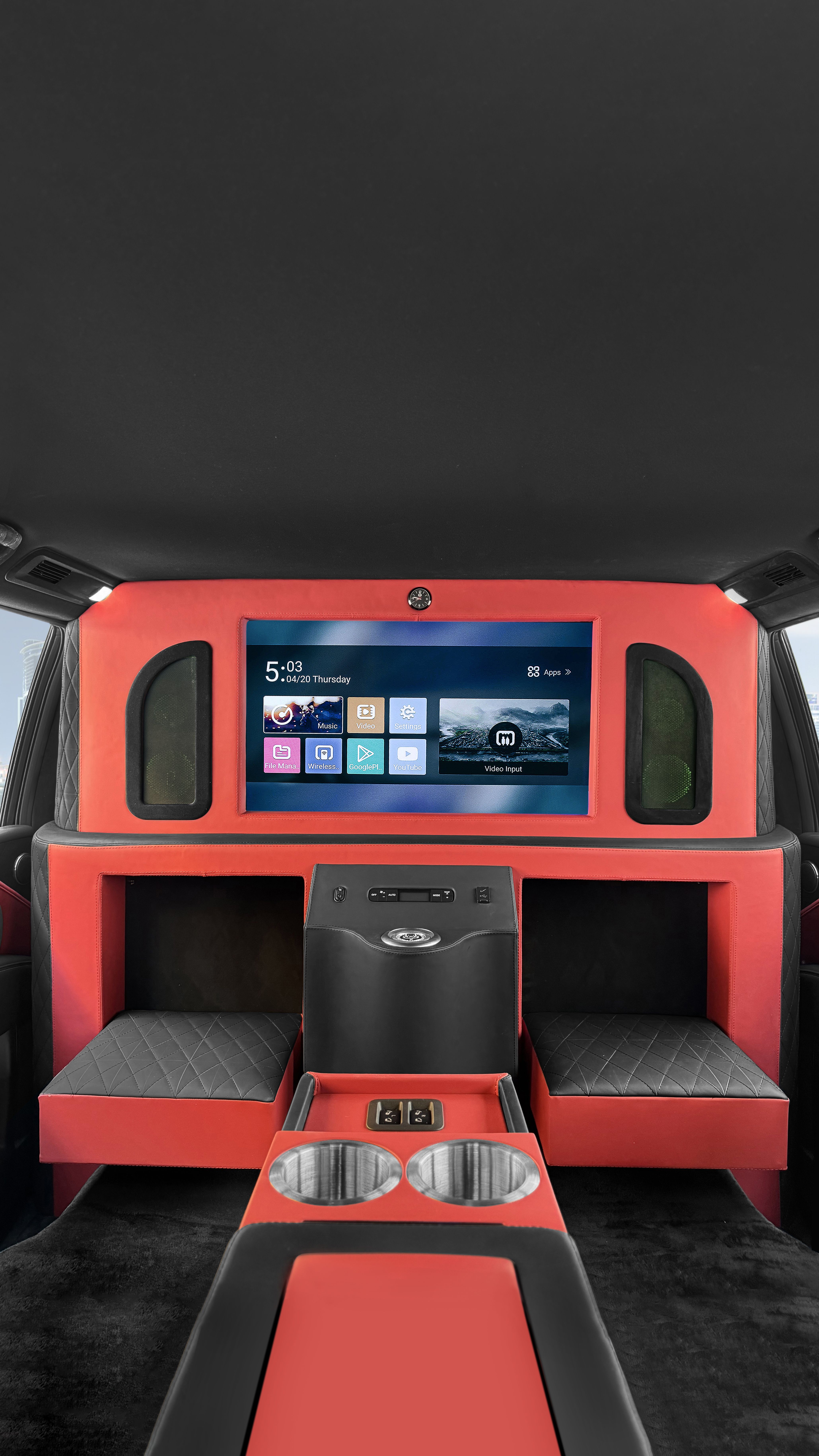 Nissan Patrol luxury interior Dubai