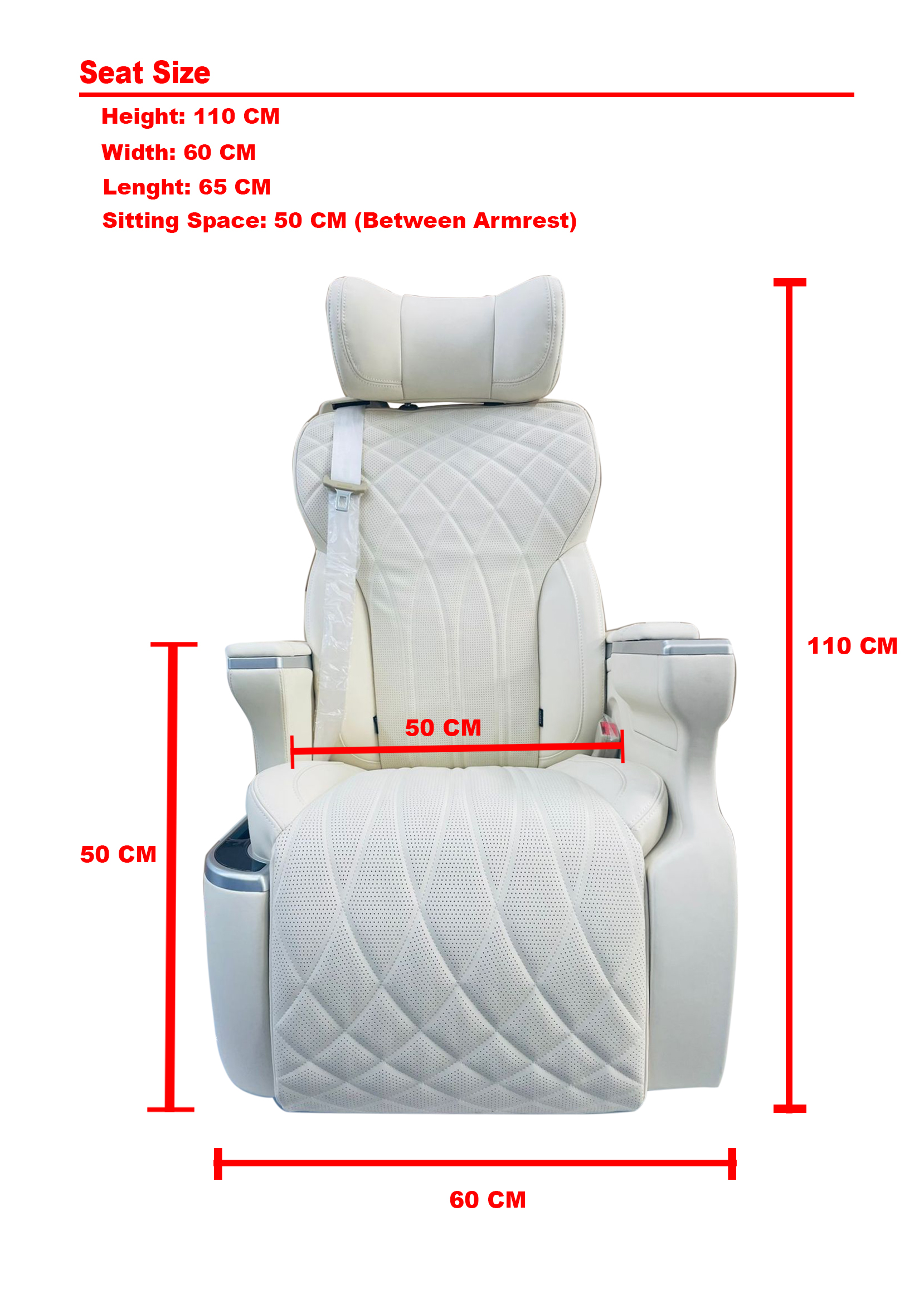 SVIP-09 Luxury "AUDI SWITCH" Car Seat (VIP) 