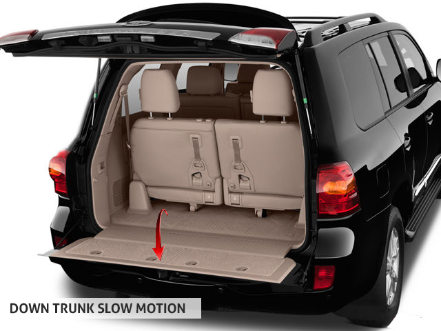 DOWN TRUNK SLOW MOTION FOR LAND CRUISER