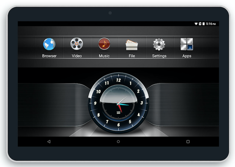 1122 10.1" UNIVERSAL ANDROID HEADREST MONITOR WITH 1/8G