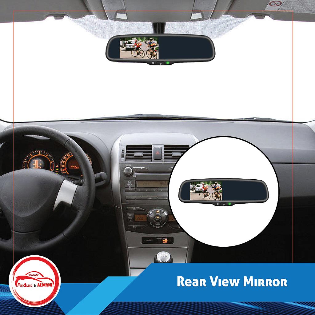 HT-99 4.3" Rear View Mirror